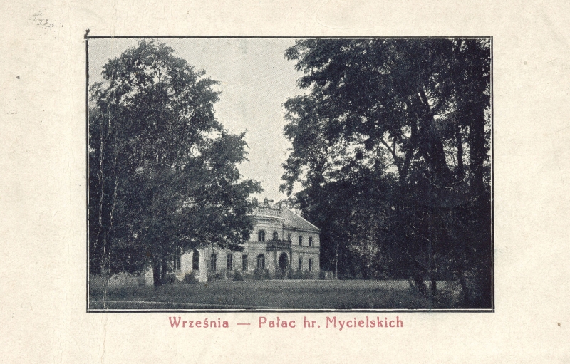 archiwalne zdjęcie pałacu/Muzeum Regionalne we Wrześni/
