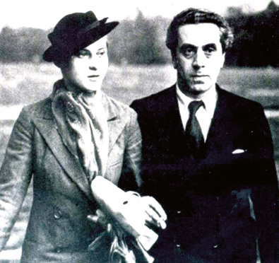 Ernst Toller z żoną Christiane Grautoff. Foto Ernst Toller Gesellschaft e. V. via Siegfried Rinas